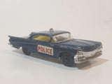 Vintage Husky Buick Electra Police Cruiser Blue Die Cast Toy Car Vehicle