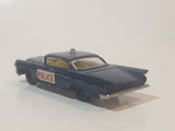Vintage Husky Buick Electra Police Cruiser Blue Die Cast Toy Car Vehicle