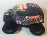 2020 Feld Entertainment Monster Jam Grave Digger Monster Truck Shaped Black Stuffed Plush Pillow