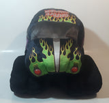 2020 Feld Entertainment Monster Jam Grave Digger Monster Truck Shaped Black Stuffed Plush Pillow