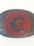 Captain Morgan Original Spiced Rum Red Enamel Metal Belt Buckle