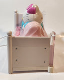 Hello Kitty Sleeping Kitty Alarm Clock Radio Lights Up