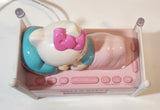 Hello Kitty Sleeping Kitty Alarm Clock Radio Lights Up