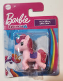 2022 Mattel Barbie Dreamtopia Ice Cream Unicorn 2" Tall Toy Figure New in Package