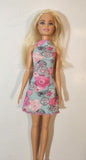 2013, 2015 Mattel Barbie Blonde Hair 12" Tall Toy Doll Figure