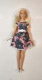 2013, 2015 Mattel Barbie Blonde Hair 12" Tall Toy Doll Figure