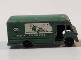 Vintage Budgie Models REA Express Parcel Delivery Van Green Die Cast Toy Car Vehicle Made in England