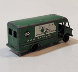 Vintage Budgie Models REA Express Parcel Delivery Van Green Die Cast Toy Car Vehicle Made in England