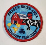 Girl Guides Fraser Skies Area Country Fair 2019 Embroidered Fabric Patch Badge