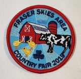 Girl Guides Fraser Skies Area Country Fair 2019 Embroidered Fabric Patch Badge