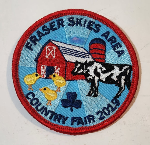 Girl Guides Fraser Skies Area Country Fair 2019 Embroidered Fabric Patch Badge