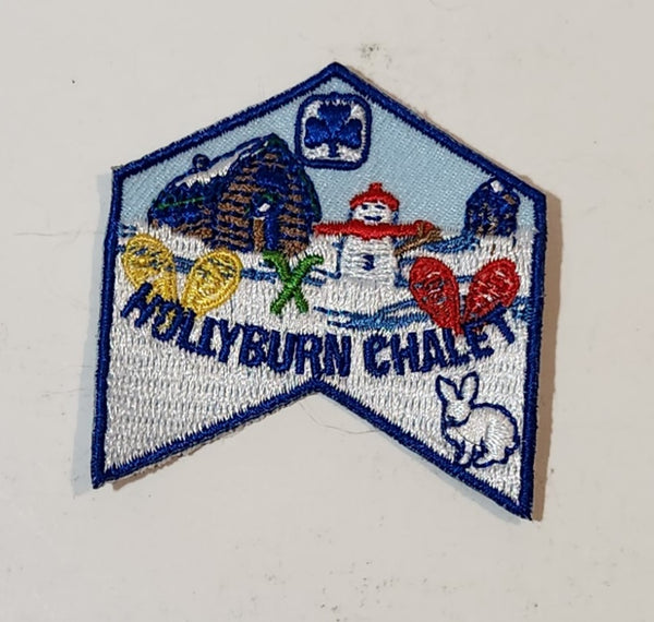 Girl Guides Hollyburn Chalet Embroidered Fabric Patch Badge