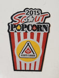 Scouts Canada 2015 Scout Popcorn Embroidered Fabric Patch Badge