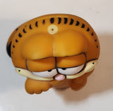 Rare Vintage Garfield 7 1/4" Tall Vinyl Coin Bank No Plug