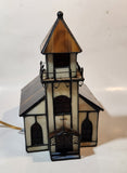 Church Chapel Building Shaped Stained Glass Lamp