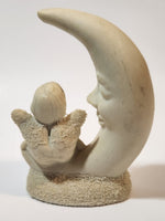 Vintage Department 56 Baby Child Angel Sitting on The Moon 4" Tall Figurine
