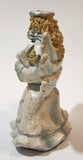 Angel Holding Song Book 4 3/4" Tall Resin Figurine