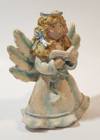 Angel Holding Song Book 4 3/4" Tall Resin Figurine