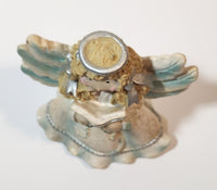 Angel Holding Song Book 4 3/4" Tall Resin Figurine