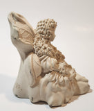 Angel Sitting Wearing Dress 3 1/2" Tall Heavy Resin Figurine