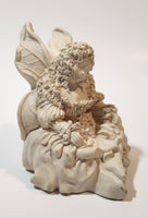 Angel Sitting Wearing Dress 3 1/2" Tall Heavy Resin Figurine