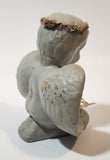 Angel Kneeling and Praying Grey 4 1/2" Tall Ceramic Figurine