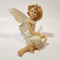 Angel Sitting 4 1/2" Tall Resin Figurine