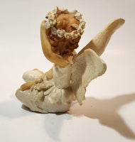 Angel Sitting 4 1/2" Tall Resin Figurine