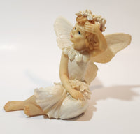 Angel Sitting 4 1/2" Tall Resin Figurine
