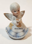 Angel Girl December 3" Tall Porcelain Figurine
