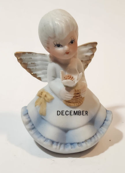 Angel Girl December 3" Tall Porcelain Figurine