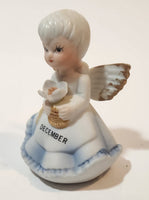Angel Girl December 3" Tall Porcelain Figurine