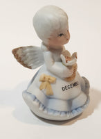 Angel Girl December 3" Tall Porcelain Figurine