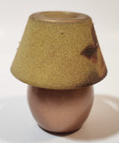 Angel Themed 3 1/2" Tall Frosted Glass Tealight Candle Holder