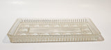 Vintage Federal Glass Windsor Button and Cane Design Glass Tray