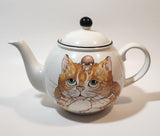 Arthur Wood Cat Themed Ceramic Teapot Made in England