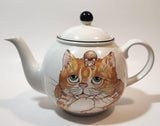 Arthur Wood Cat Themed Ceramic Teapot Made in England