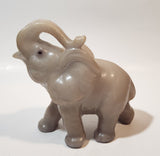 Grey Elephant Shaped 6" Tall Wax Candle