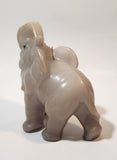 Grey Elephant Shaped 6" Tall Wax Candle