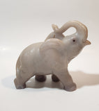 Grey Elephant Shaped 6" Tall Wax Candle