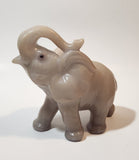 Grey Elephant Shaped 6" Tall Wax Candle