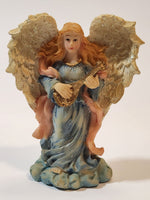 Angel Playing Ukulele 3 3/4" Resin Figurine