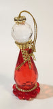 Red January Angel Birth Stone Hanging Christmas Tree Ornament