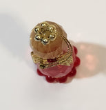 Red January Angel Birth Stone Hanging Christmas Tree Ornament