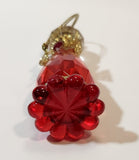 Red January Angel Birth Stone Hanging Christmas Tree Ornament