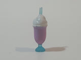 Shopkins Style Milk Shake 7/8" Tall Miniature Plastic Toy