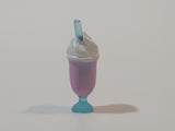 Shopkins Style Milk Shake 7/8" Tall Miniature Plastic Toy