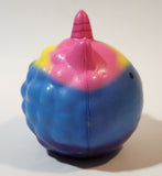 Greenbrier International Unicorn Bear Pink Yellow Blue Toy Squishy Stress Ball