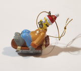 Twentieth Century Fox The Simpsons Homer Simpson on Sled 2" PVC Hanging Christmas Tree Ornament