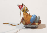 Twentieth Century Fox The Simpsons Homer Simpson on Sled 2" PVC Hanging Christmas Tree Ornament
